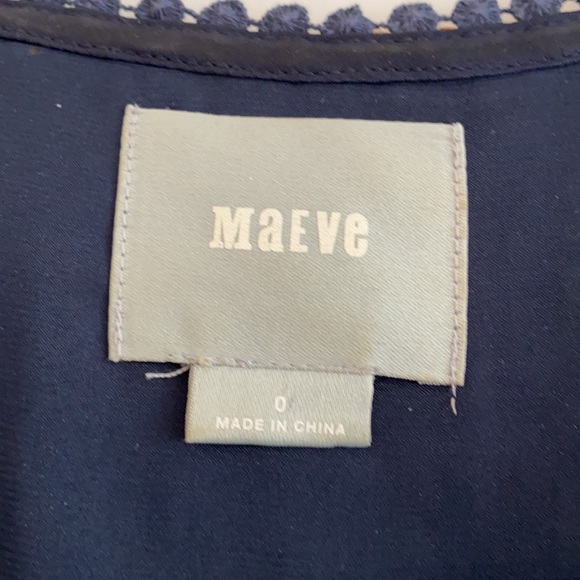 Anthro Maeve | Crocheted A-line midi dress - Picture 3 of 5